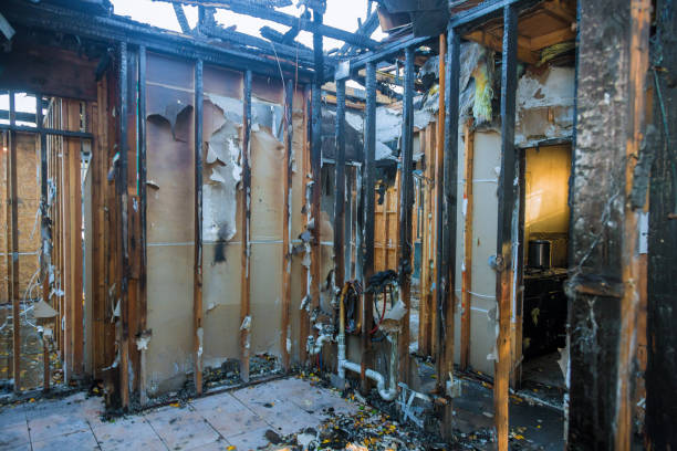 Professional Emergency Fire Damage Restoration technician working in Odessa, FL